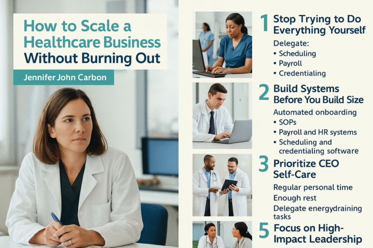 How to Scale a Healthcare Business Without Burning Out