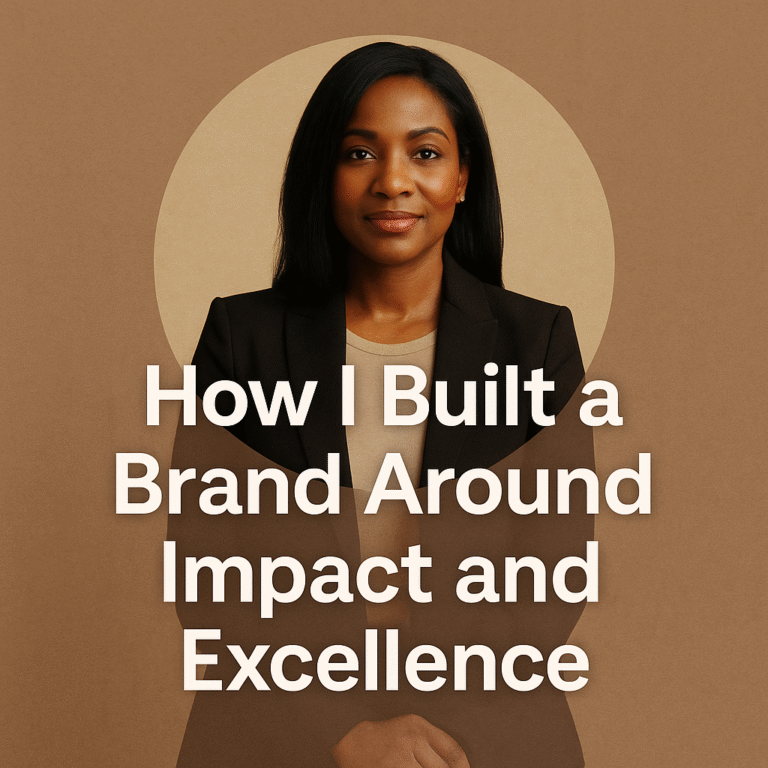 Personal Brand Rooted in Impact and Excellence: How I Built a Brand That Lasts