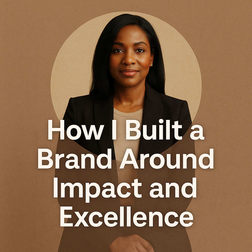 Female healthcare entrepreneur building a personal brand rooted in impact and excellence